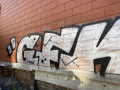 Groflchiges Graffiti